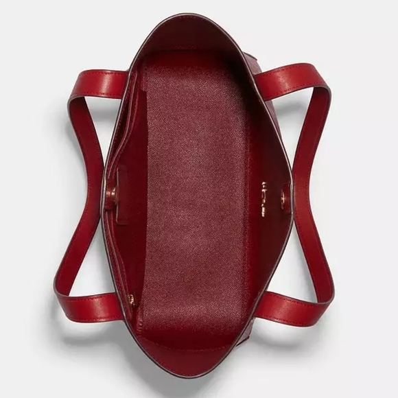 Coach NWOT Tote With Horse And Carriage Dot Print - Picture 10 of 11